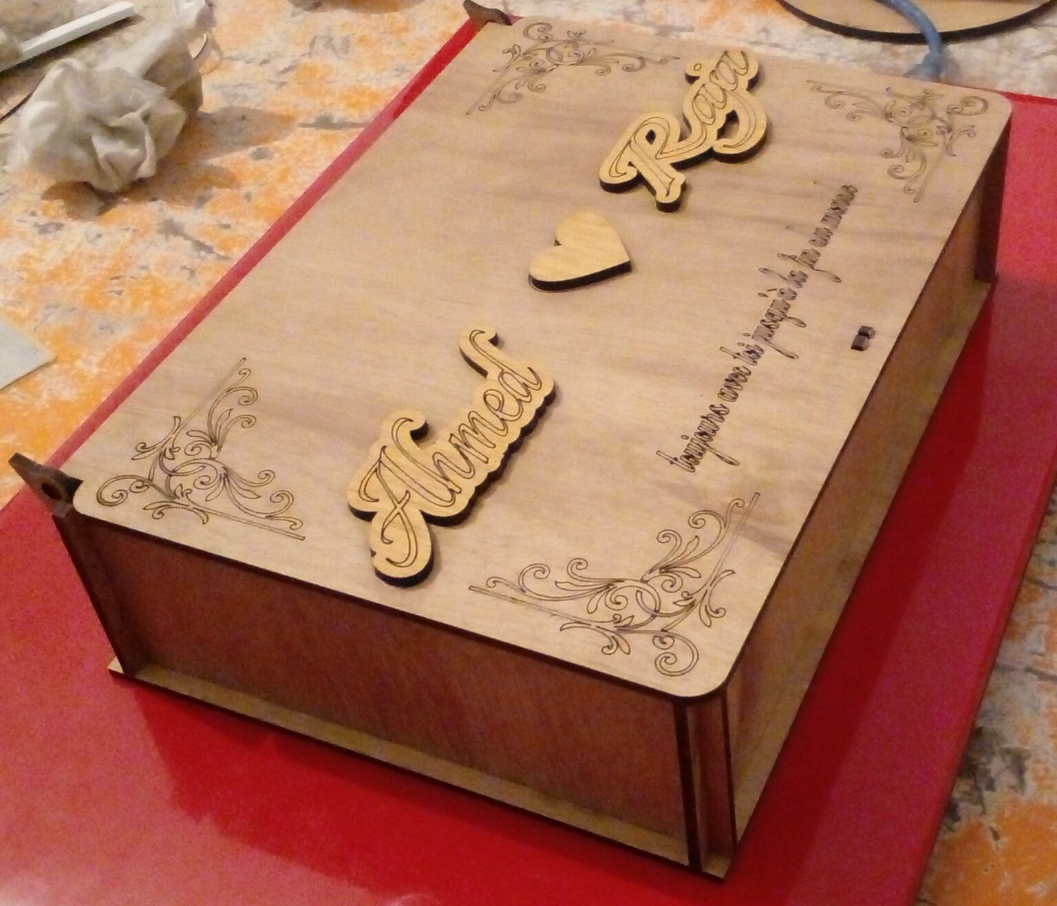 Personalized Wooden Box - Laserstore